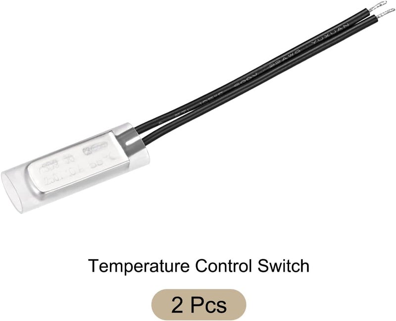 Rebower KSD9700 NC 55C Temperature Control Switch Thermostat Thermal Protector Switch - Normally Close/250V 10A/Metal/2Pcs - Image 5